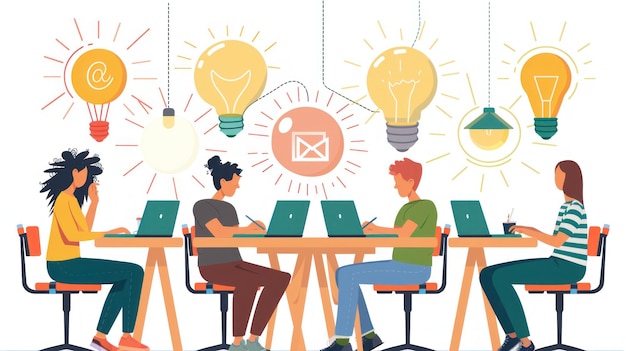 Kreativer Arbeitsbereich