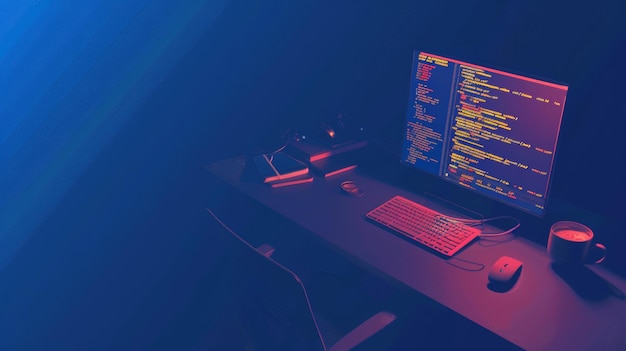 Kreativer Desktop-Wallpapier