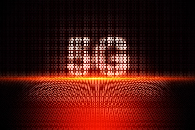 Kreativer roter 5G-Hintergrund