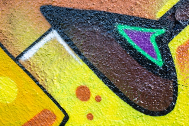 Foto kreativer wand-graffiti-hintergrund