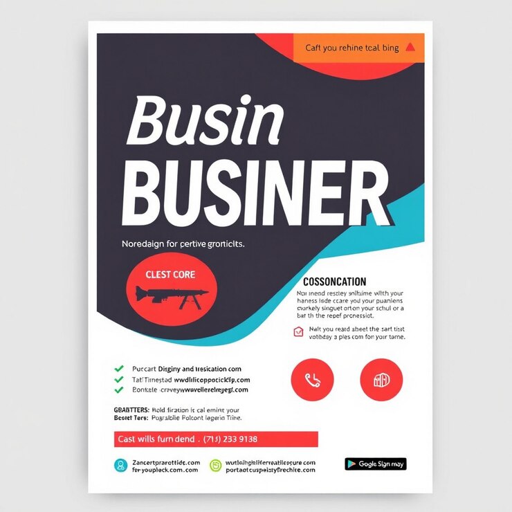 Foto kreatives business-flyer und social-media- oder poster-design-vorbild