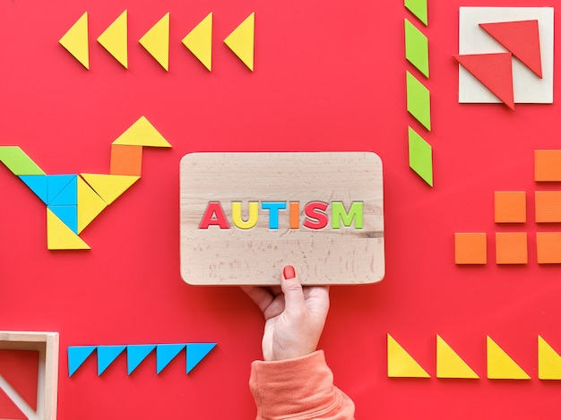 Kreatives Design für Autism World Day