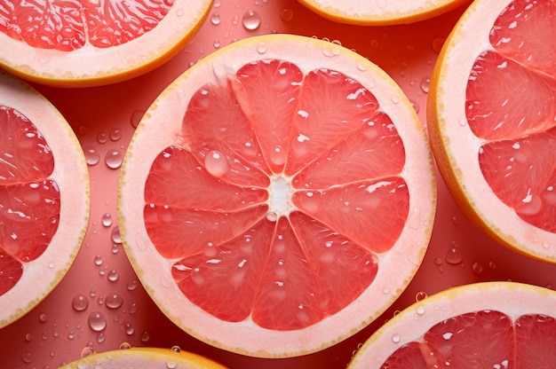 Kreatives Grapefruit-Banner Erzeugen Sie Ai