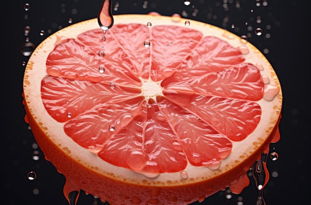 Kreatives Grapefruit-Banner Erzeugen Sie Ai