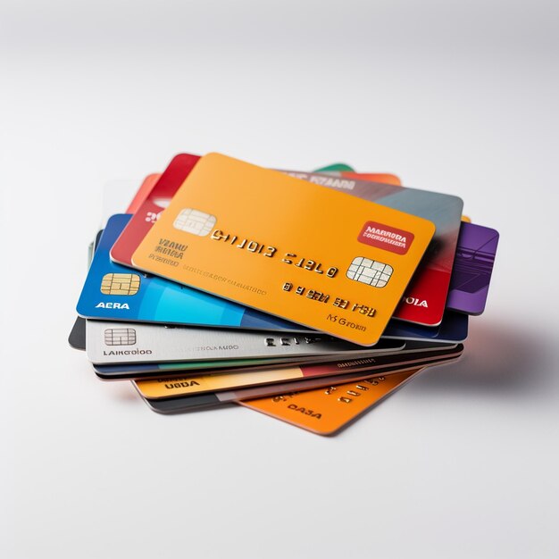 Kreditkarten isoliert