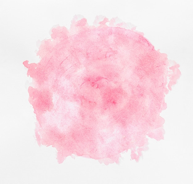 Foto kreisförmige rosa farbe des aquarellkopierraums