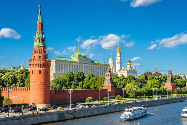 Kremlin de Moscou no verão Rússia