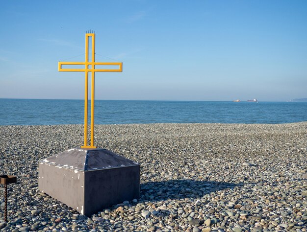 Kreuz am Kiesufer Denkmal am Strand