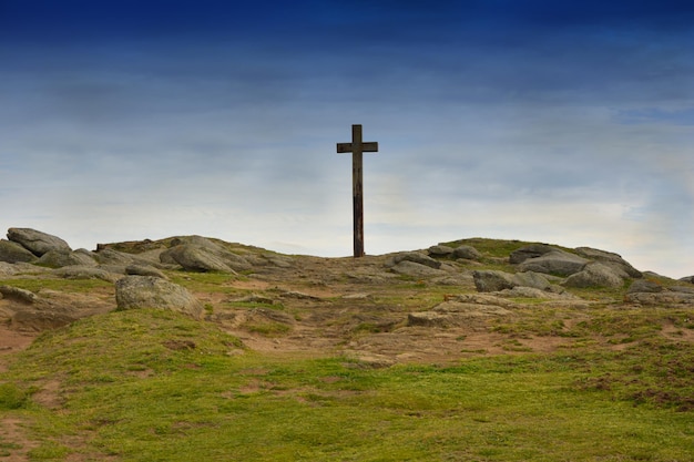 Kreuz in den Himmel