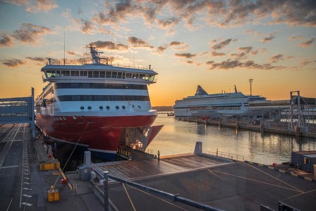 Kreuzfahrtschiff in Tallinn