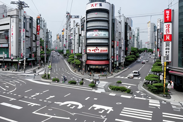 Kreuzung Tokio Japan