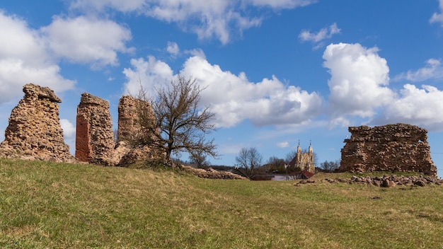 Kreva Castle Ruine einer großen befestigten Residenz der litauischen Großfürsten Gediminas