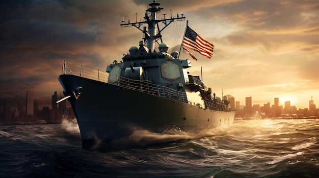 Kriegsschiff der US-Armee
