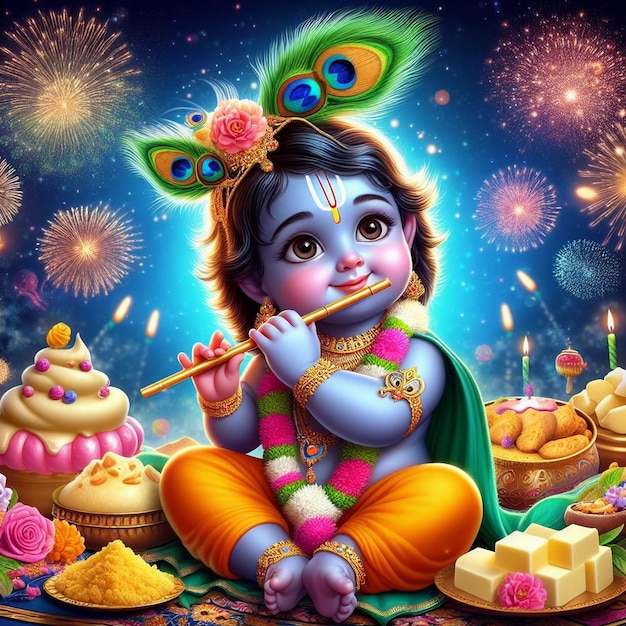 Foto krishna y janmashtami