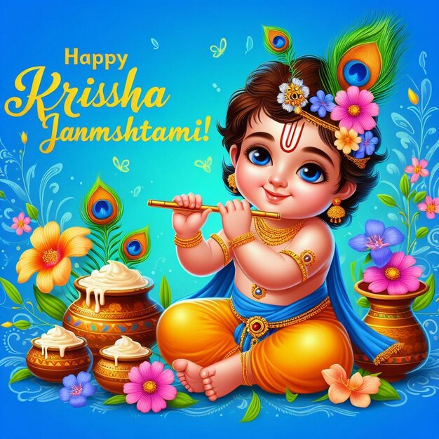 Foto krishna y janmashtami