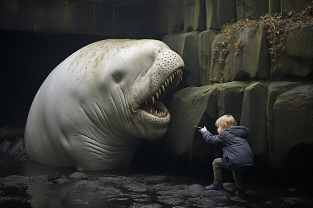 Foto kröniken der sanften riesenbeluga