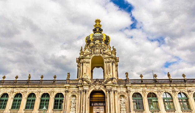 Kronentor oder Kronentor des Zwinger Schlosses in Dresden