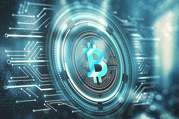 Kryptowährung und Handelskonzept