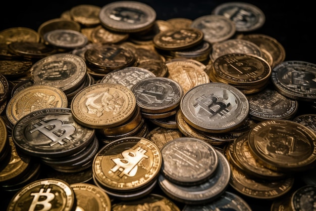 Kryptowährungsmünzen