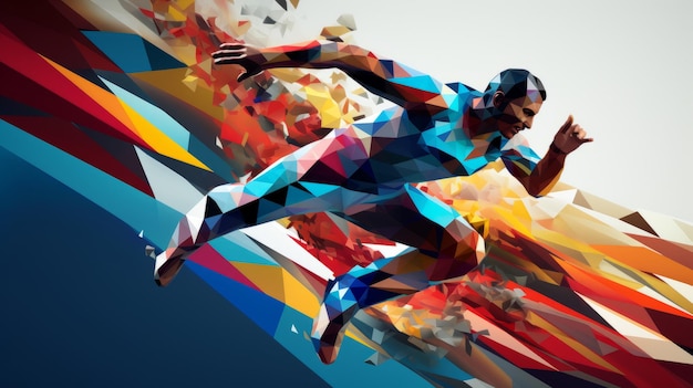 Kubismus und Pixel-Motion-Graphics feiern Olympiasieger