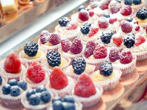 Kuchen im Schaufenster