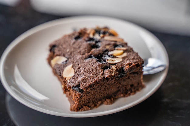 Foto kuchen in der platte