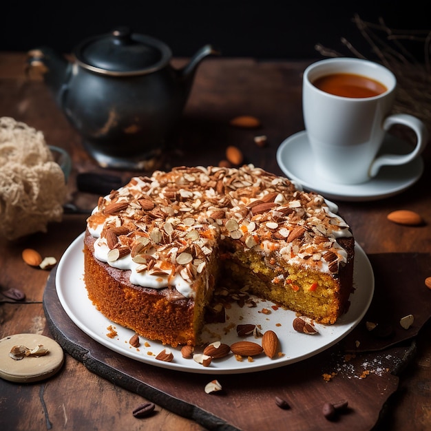 Kuchen, leckere Süßigkeiten, moderne Lebensmittel, Süßigkeiten, Kekse, Früchte, Erdbeere, Cranberry, Brombeerstücke