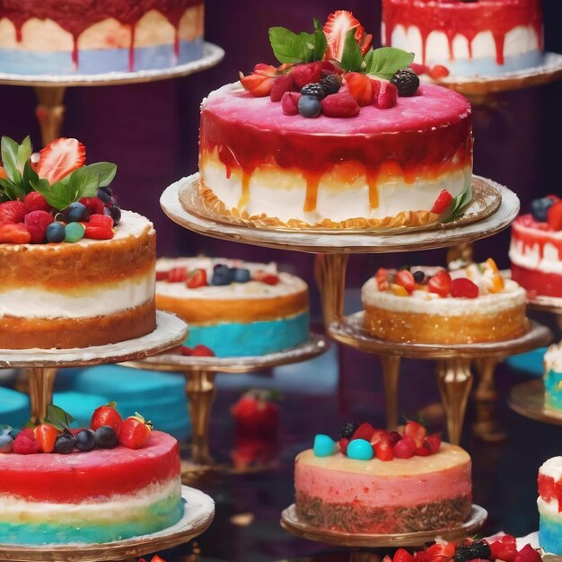 Kuchen, um unvergessliche Momente zu feiern