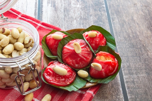 Kue ku é comida tradicional da indonésia