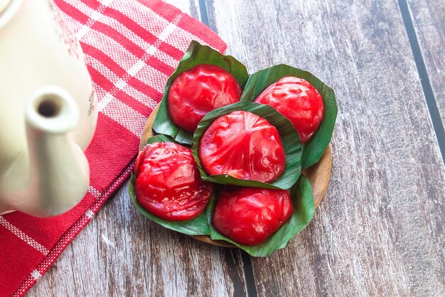 Kue ku es comida tradicional de Indonesia