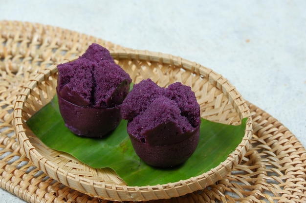 kue mangkok ou cupcakes cozidos no vapor ou Fa Gao são bolos especiais durante as celebrações do Ano Novo Chinês Fa