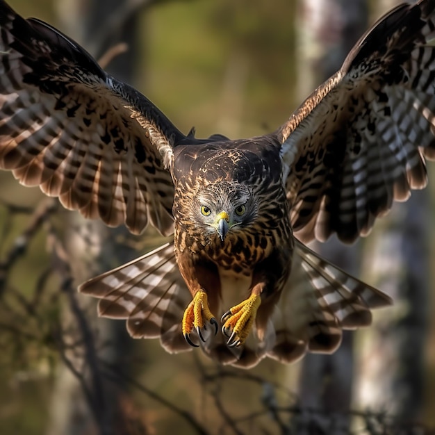 Kühner Wildfalke in Aktion