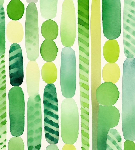 künstlerische Aquarell-Designs mit grünem Hintergrund im Stil von gestrichelten mehrfachen fettgedruckten Linien spielerische Form