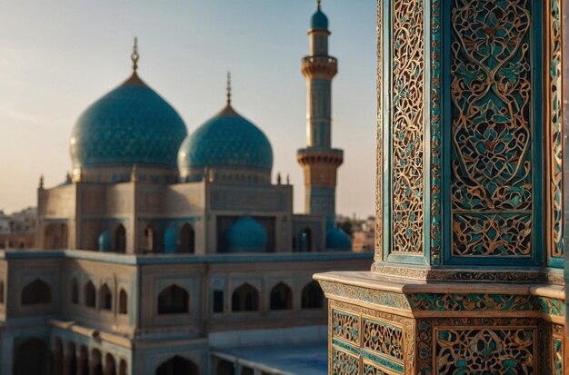 Künstlerische Details der Moschee