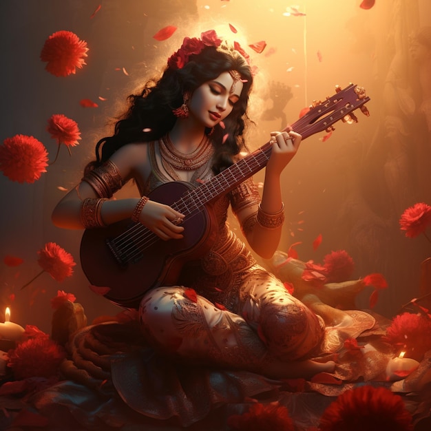 Künstlerische Ehrfurcht Saraswati Puja 2024 Sehenswürdigkeiten