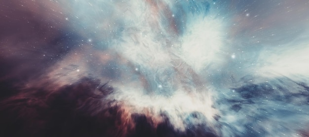 Künstlerische Hintergrundtextur des nächtlichen Himmels der Galaxie