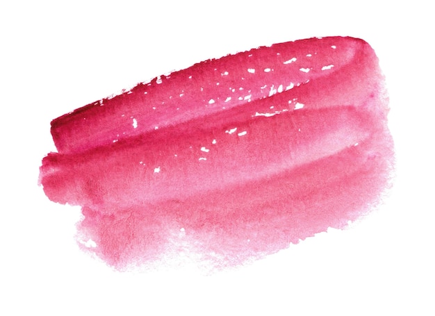 Künstlerisches Element des rosa Aquarelldesigns für Fahne, Vorlage, Druck und Logo