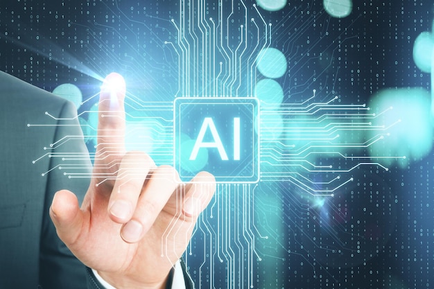 Künstliche Intelligenz und Softwarekonzept