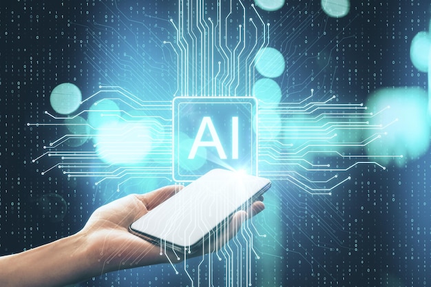 Künstliche Intelligenz und Softwarekonzept
