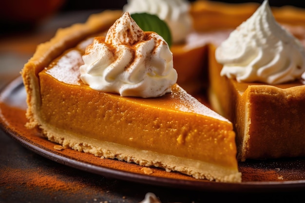 Kürbiskuchen ist ein Dessertkuchen für professionelle Werbe-Food-Fotografie