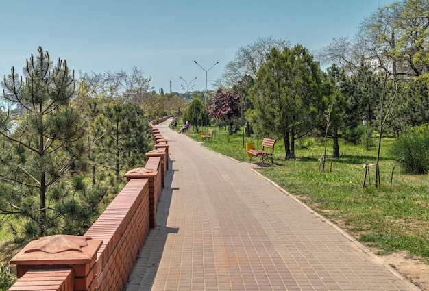 Küsten- oder Primorsky-Park in Tschernomorsk, Ukraine