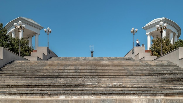 Küsten- oder Primorsky-Treppe in Tschernomorsk, Ukraine