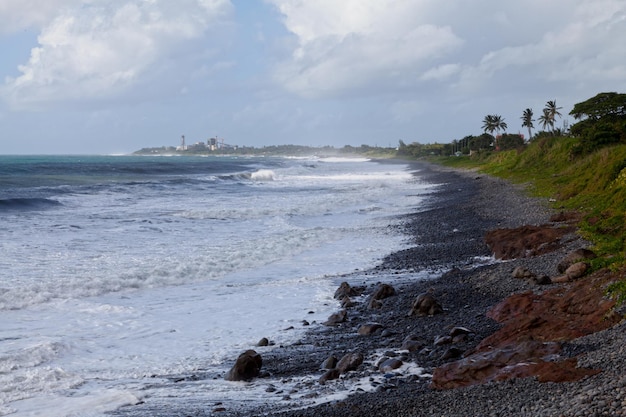 Küstenlinie von Sainte-Suzanne de la Reunion