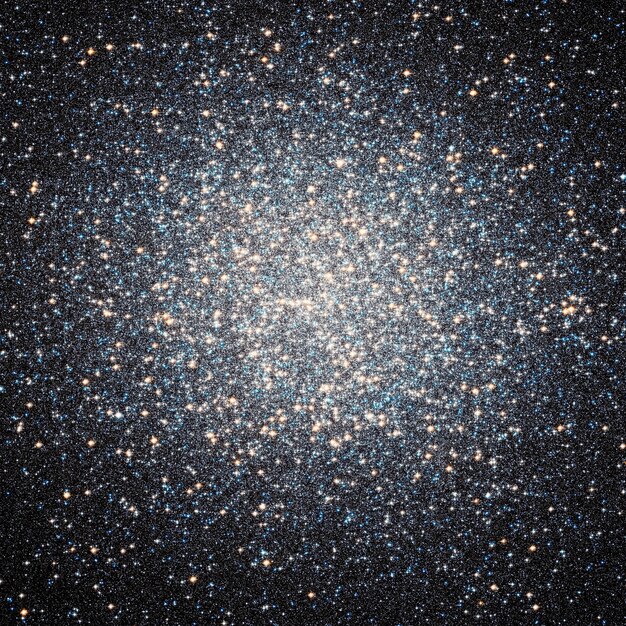 Foto kugelsternhaufen omega centauri im sternbild centaurus elemente dieses bildes werden von der nasa bereitgestellt.