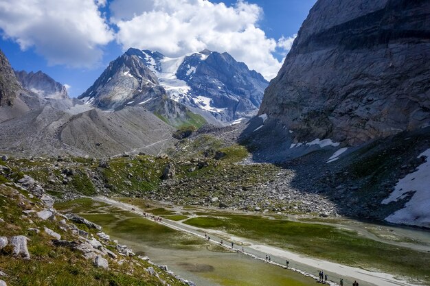 Kuhsee, Lac des Vaches, im Vanoise-Nationalpark, Savoyen, Frankreich