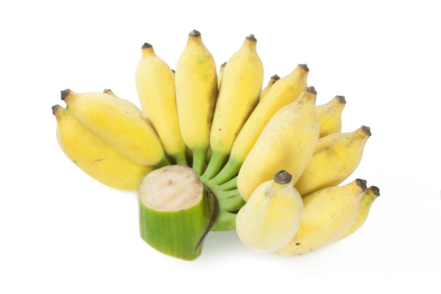 Kultivierte Banane isoliert