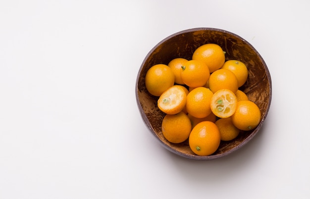 Kumquat de cítricos tropicales