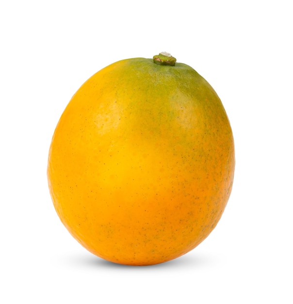 Kumquat laranja isolado no fundo branco