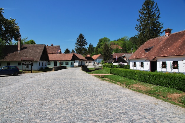 Kumrovec ist ein traditionelles kroatisches Dorf in Kroatien