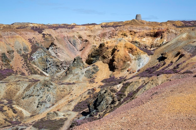 Kupfermine Parys Mountain in Amlwch, Anglesey, Wales, UK